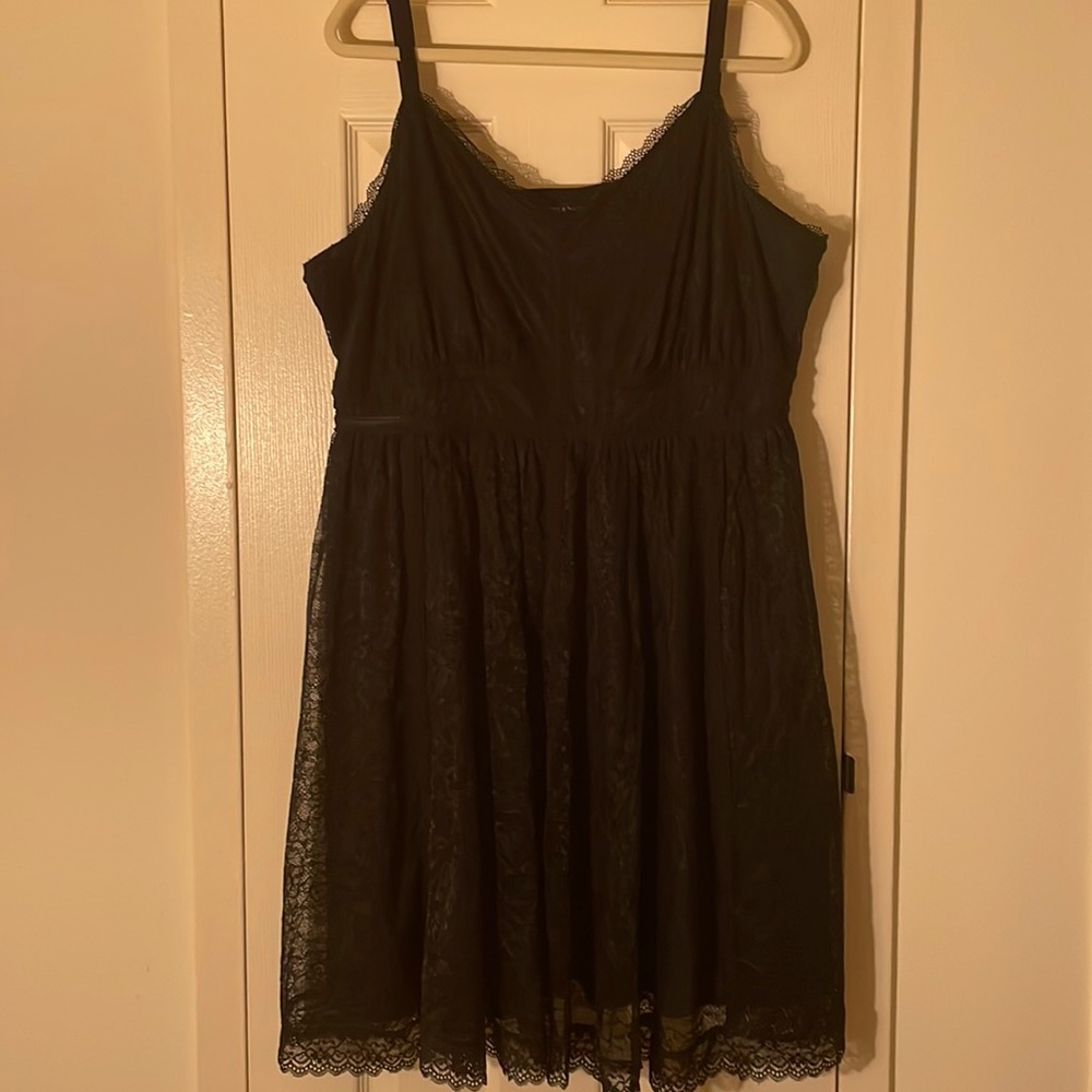 Torrid Black Lace Dress - Size 3
